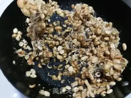Make Peanut sesame sugar step 7
