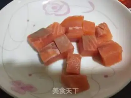 Make Snack salmon step 1