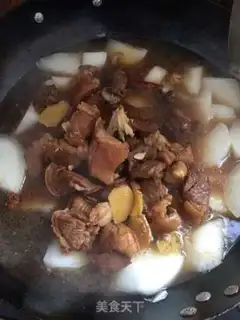 Make The lamb burns radish step 9