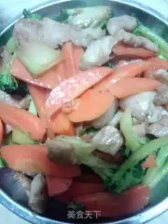 Make Orchid makes carrots and pork step 5