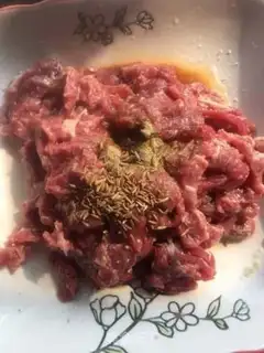 Make Flaming lamb step 1