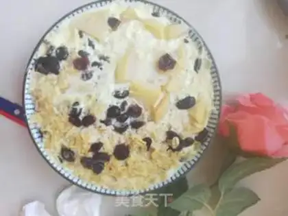 Make Low-fat, healthy cream apple roast oatmeal step 5