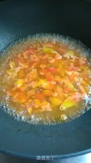 Make Tomato mushroom noodles step 2