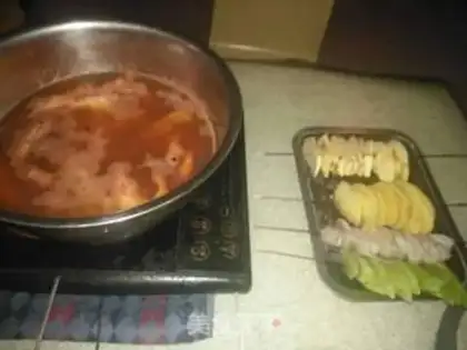 Make The seafood fragrance pot step 9
