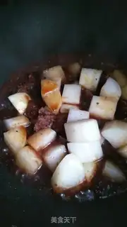 Make The halogened beef burns carrots step 5