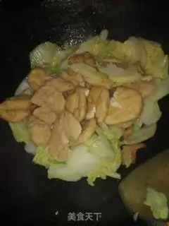 Make Cabbage oil tofu step 6