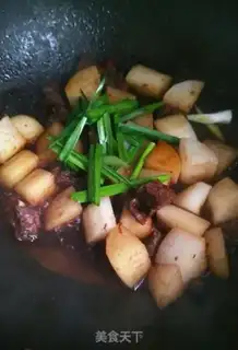 Make The halogened beef burns carrots step 7