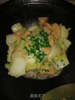Make Cabbage oil tofu step 9