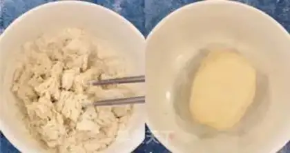 Make Two-colour milk rolls step 2