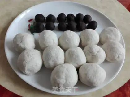 Make Bean Sand Mountain medicine cake step 1