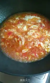 Make Ketchup, eggflower soup step 7