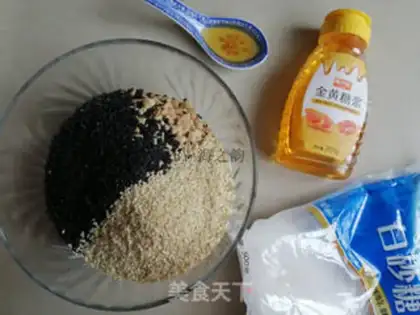 Make Peanut sesame sugar step 0