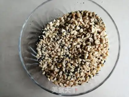Make Peanut sesame sugar step 1