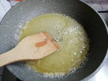 Make Peanut sesame sugar step 3
