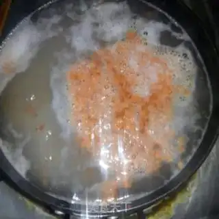 Make Chicken liver congee step 3