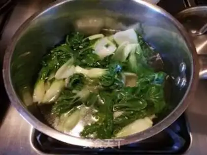 Make Salmon and ham noodles step 8