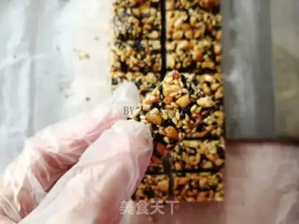 Make Peanut sesame sugar step 9