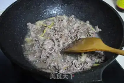 Make Cream mushroom beef step 5