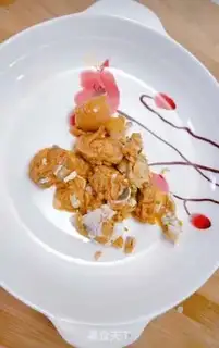 Make Salted egg yolk sausage tofu step 2