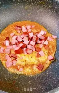 Make Salted egg yolk sausage tofu step 4