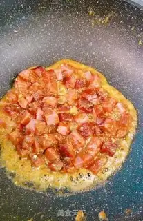 Make Salted egg yolk sausage tofu step 5