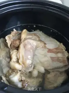 Make Spinach with lamb step 2