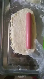 Make Ham intestines, raspberry bread step 5