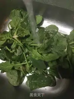 Make Spinach with lamb step 6