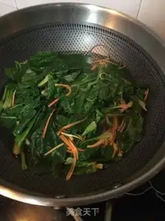 Make Spinach with lamb step 9
