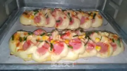Make Ham intestines, raspberry bread step 11