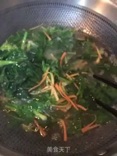 Make Spinach with lamb step 10