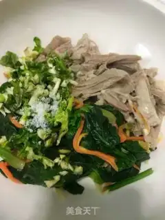 Make Spinach with lamb step 17