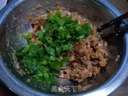 Make Egg dumplings step 1
