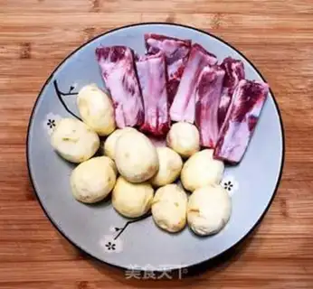 Make Tshshroom burns ribs step 0
