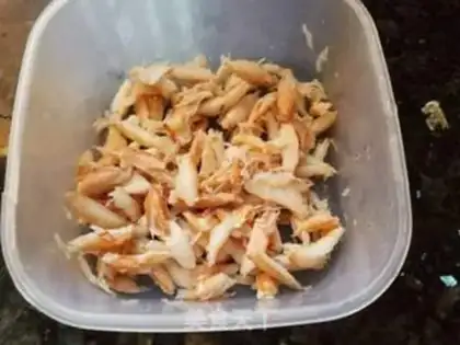 Make Crab tofu step 0