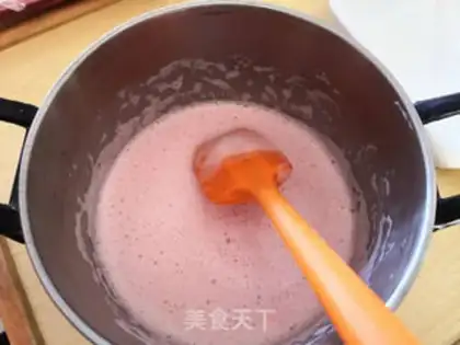 Make Cotton candy ice cream step 3