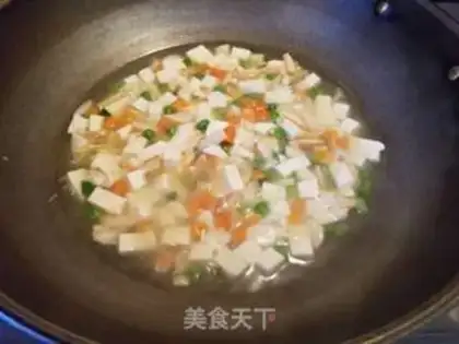 Make Crab tofu step 8
