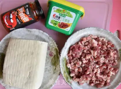 Make Meat tofu step 0