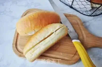 Make Short stick hot dog bread step 11
