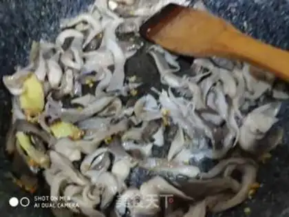 Make Orchid mushrooms step 6