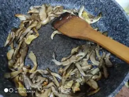 Make Orchid mushrooms step 7