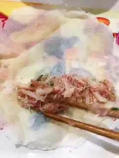 Make Spring rolls step 4