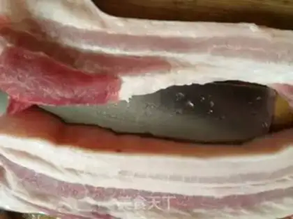 Make Belt red meat step 0