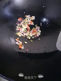 Make Curry fishballs step 1