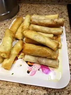 Make Spring rolls step 7