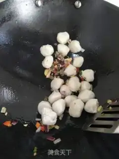 Make Curry fishballs step 2
