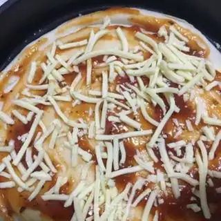 Make Onion bacon pizza step 8