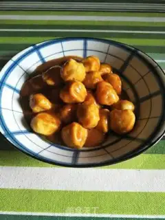 Make Curry fishballs step 6