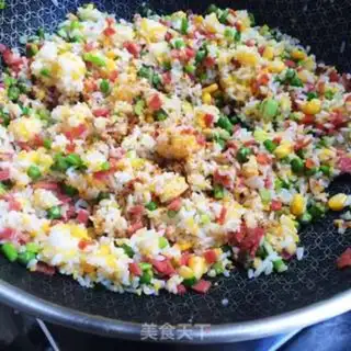 Make Bacon garlic fried rice step 5