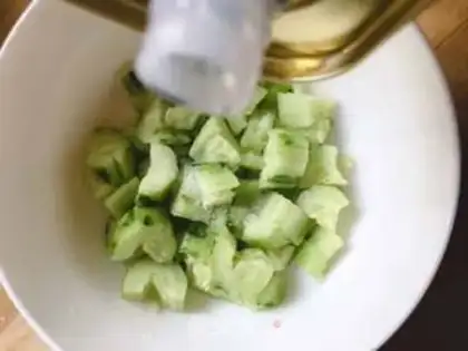 Make Cool cucumber step 2